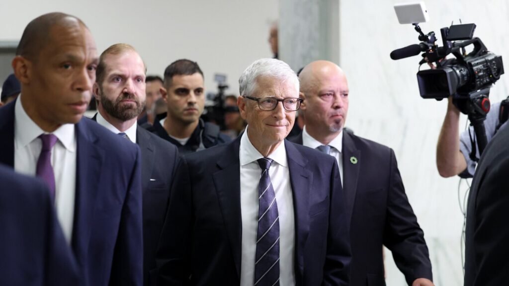 Bill Gates arrives on Capitol Hill to answer questions on Epstein : NPR Bill Gates arrives on Capitol Hill to answer questions on Epstein : NPR