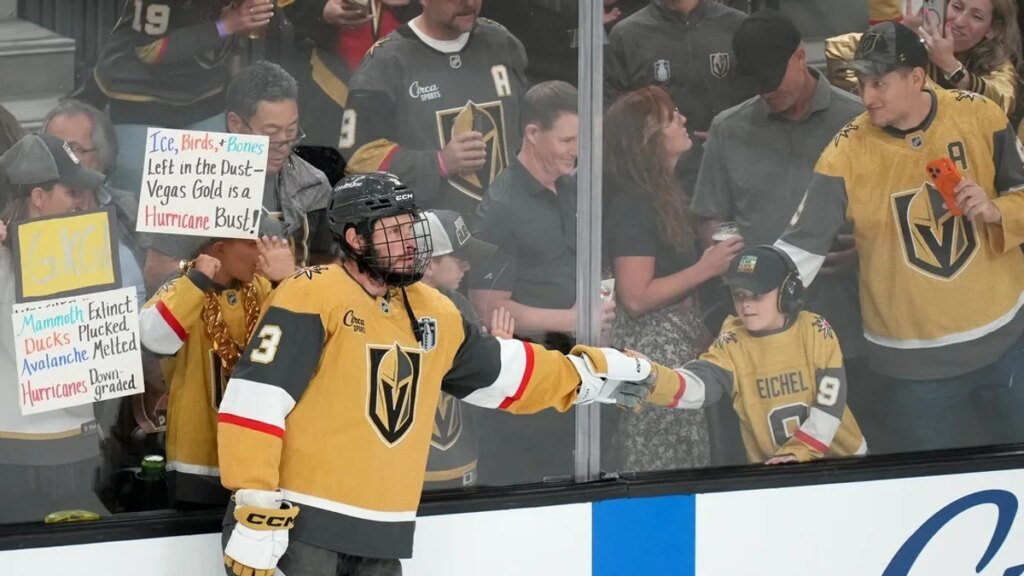 Brayden McNabb returns to action in Game 3 for Golden Knights Brayden McNabb returns to action in Game 3 for Golden Knights