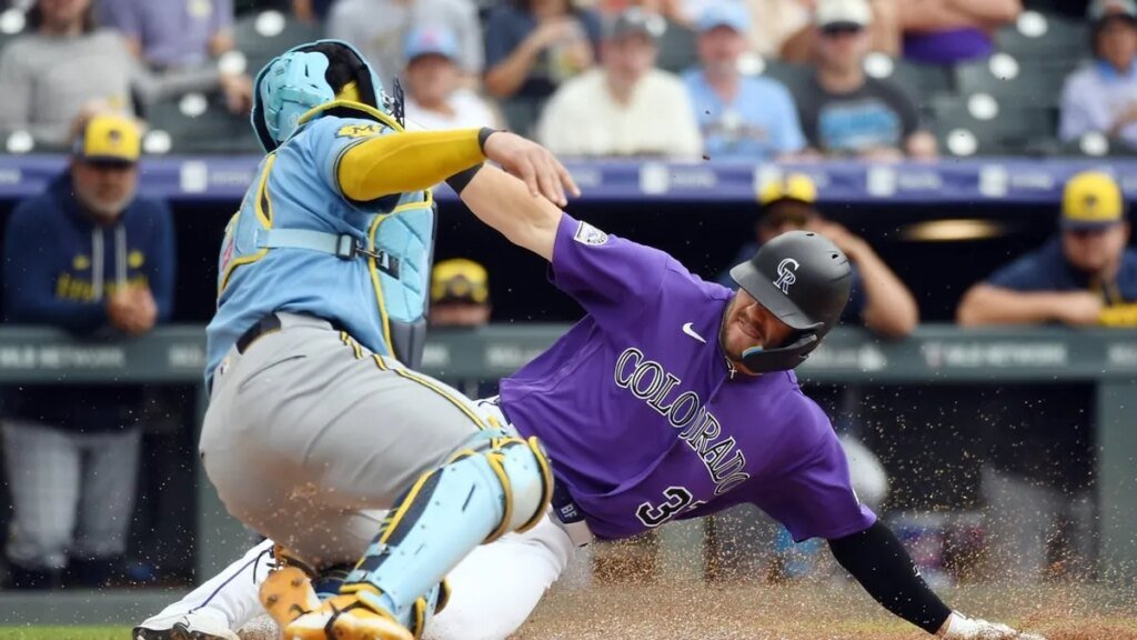 Brewers bang out 10 extra-base hits in rout of Rockies Brewers bang out 10 extra-base hits in rout of Rockies
