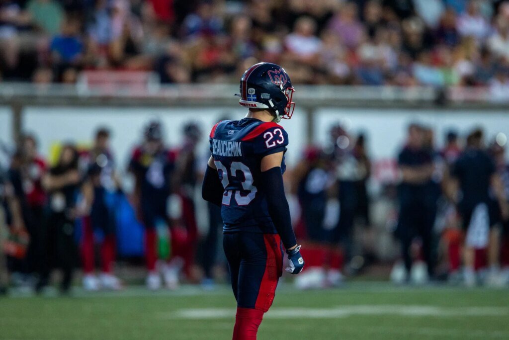 CFL fines Montreal Alouettes' Nate Beauchemin for low hit on Chad Kelly