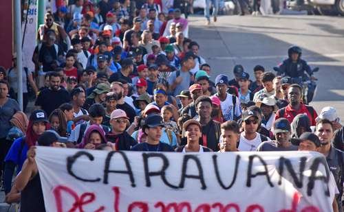 Conseguir trabajo para traer a la familia, la meta de migrantes en caravana Conseguir trabajo para traer a la familia, la meta de migrantes en caravana