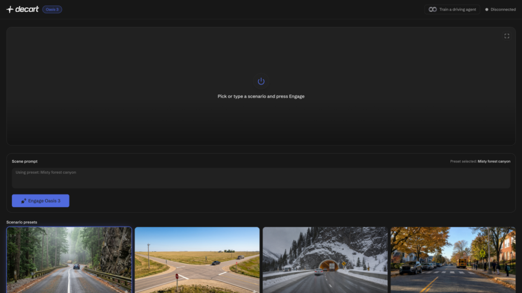 Decart’s new world model can simulate hours of photorealistic driving — with some caveats Decart's new world model can simulate hours of photorealistic driving — with some caveats