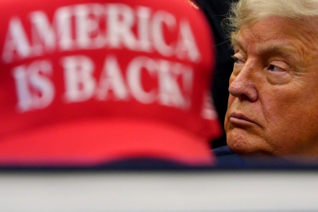 Dems are trying everything in battlegrounds. Republicans are sticking with Trump.