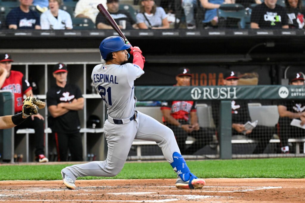 Dodgers To Designate Santiago Espinal For Assignment Dodgers To Designate Santiago Espinal For Assignment