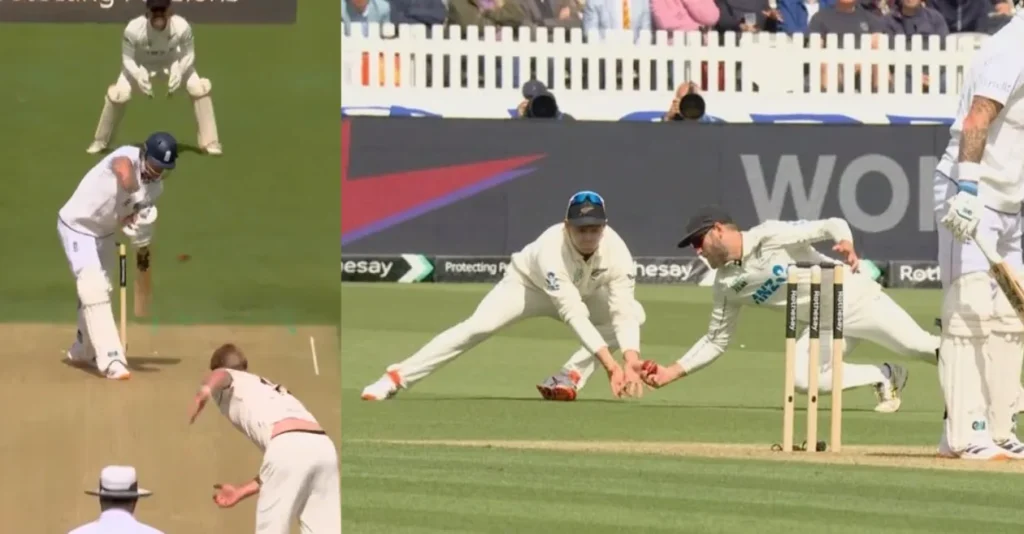 ENG vs NZ [WATCH]: Kane Williamson grabs a spectacular one-handed catch to dismiss Ben Stokes on Day 1 of the first Test