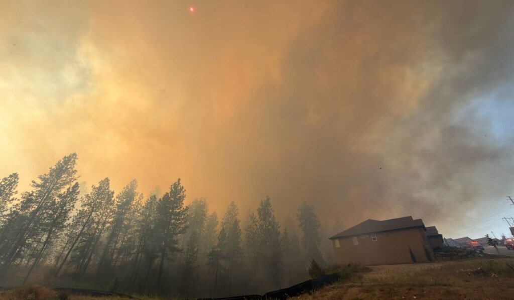 Eastern Washington wildfire forces evacuations and destroys homes Eastern Washington wildfire forces evacuations and destroys homes