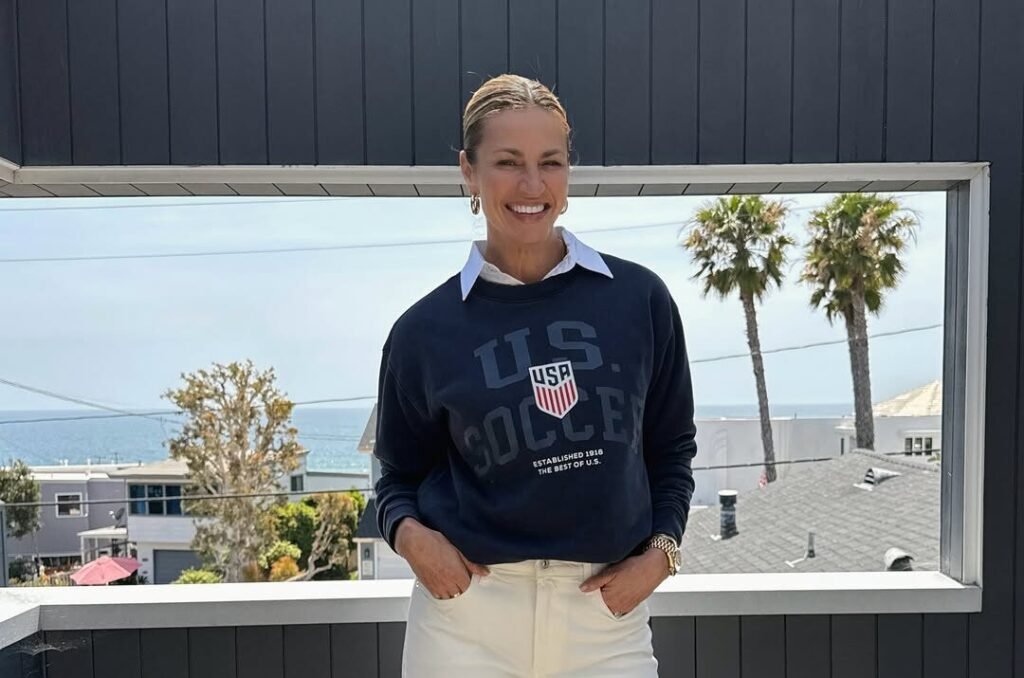Erin Andrews Embraces ‘Sporty Chic’ with a New Target-Ready Look Erin Andrews Embraces ‘Sporty Chic’ with a New Target-Ready Look