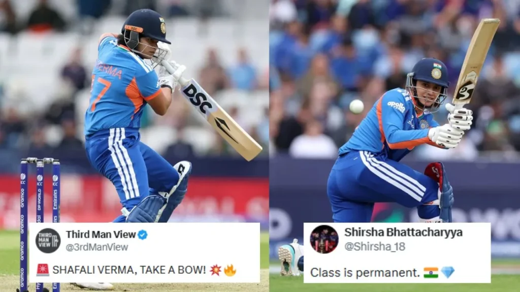 Fans celebrate as Smriti Mandhana and Shafali Verma star in India’s emphatic triumph over the Netherlands in the Women’s T20 World Cup
