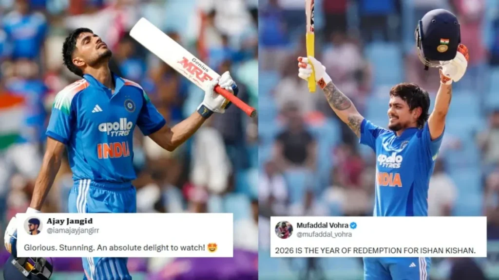 Fans go berserk as Shubman Gill and Ishan Kishan smash explosive centuries against Afghanistan in the 2nd ODI