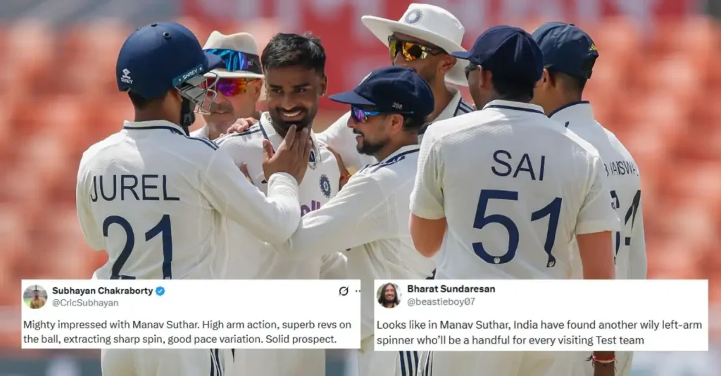 Fans praise Manav Suthar’s dream debut as India take firm control of the one-off Test against Afghanistan Fans praise Manav Suthar’s dream debut as India take firm control of the one-off Test against Afghanistan