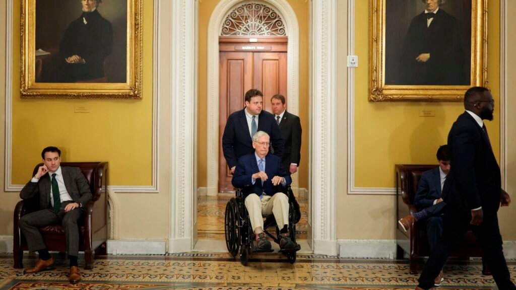 Former Republican Senate Majority Leader Mitch McConnell hospitalized : NPR Former Republican Senate Majority Leader Mitch McConnell hospitalized : NPR