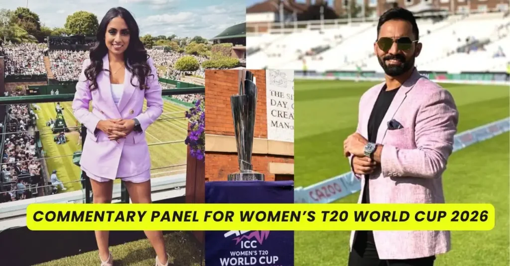 From Esa Guha to Dinesh Karthik: ICC unveils star-studded commentary panel for Women’s T20 World Cup 2026 From Esa Guha to Dinesh Karthik: ICC unveils star-studded commentary panel for Women’s T20 World Cup 2026