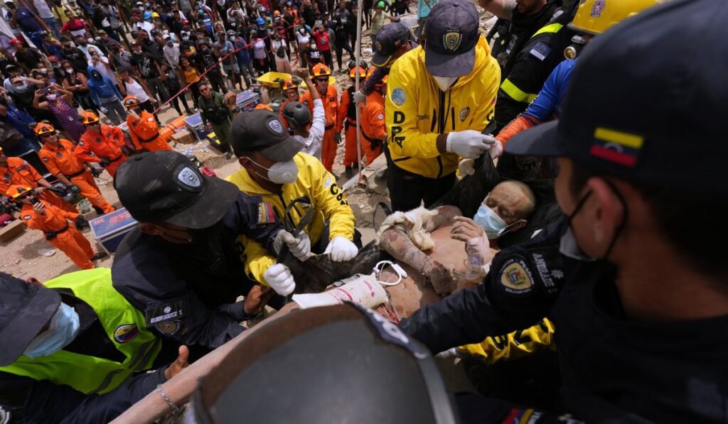 From the rubble in Venezuela, an unexpected story of survival cuts through days of tragedy