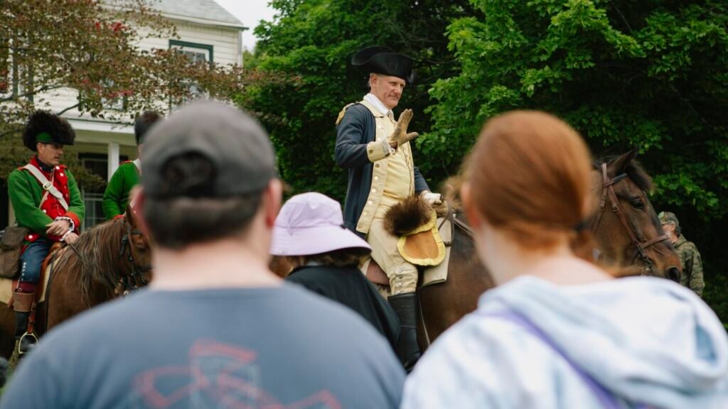 George Washington reenactors are busy this year : NPR