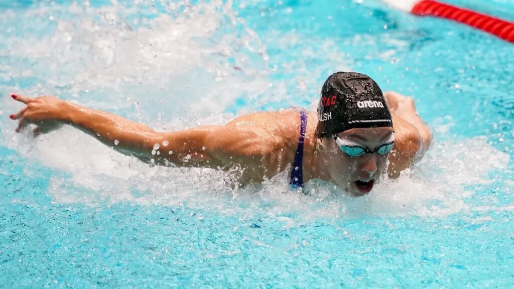 Gretchen Walsh tops training partner Kate Douglass' world record