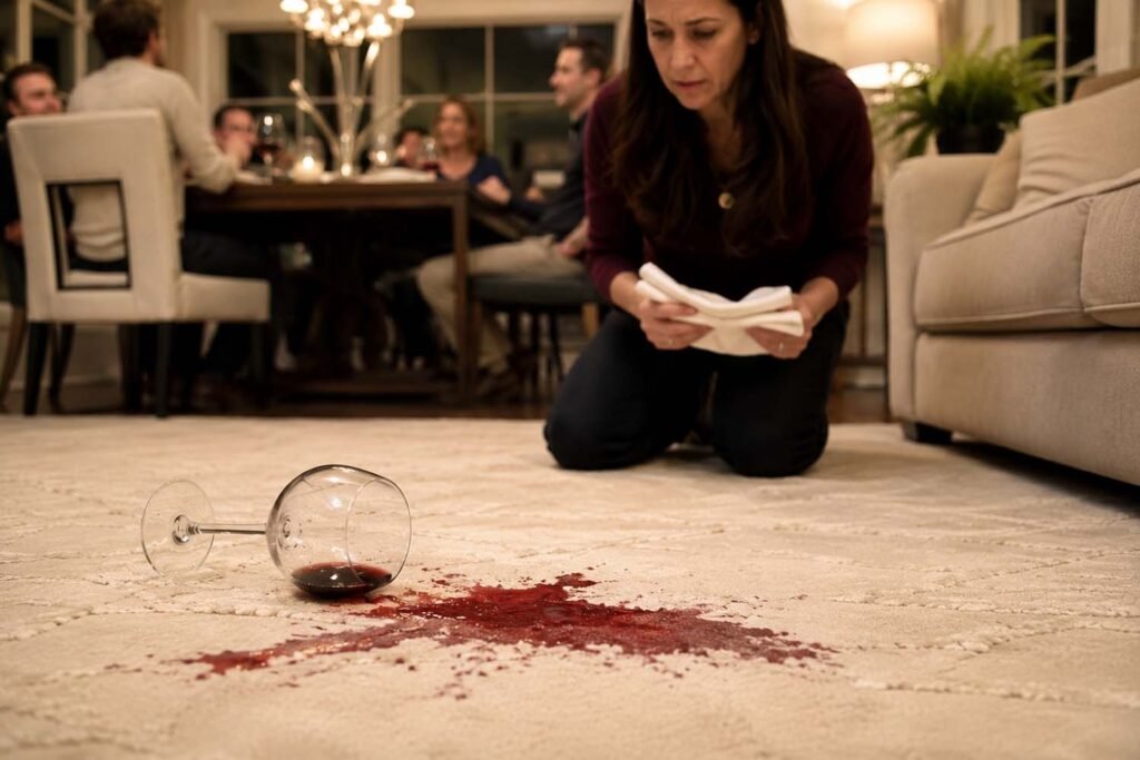 How to Get Red Wine Out of Carpet: 4 Methods That Work