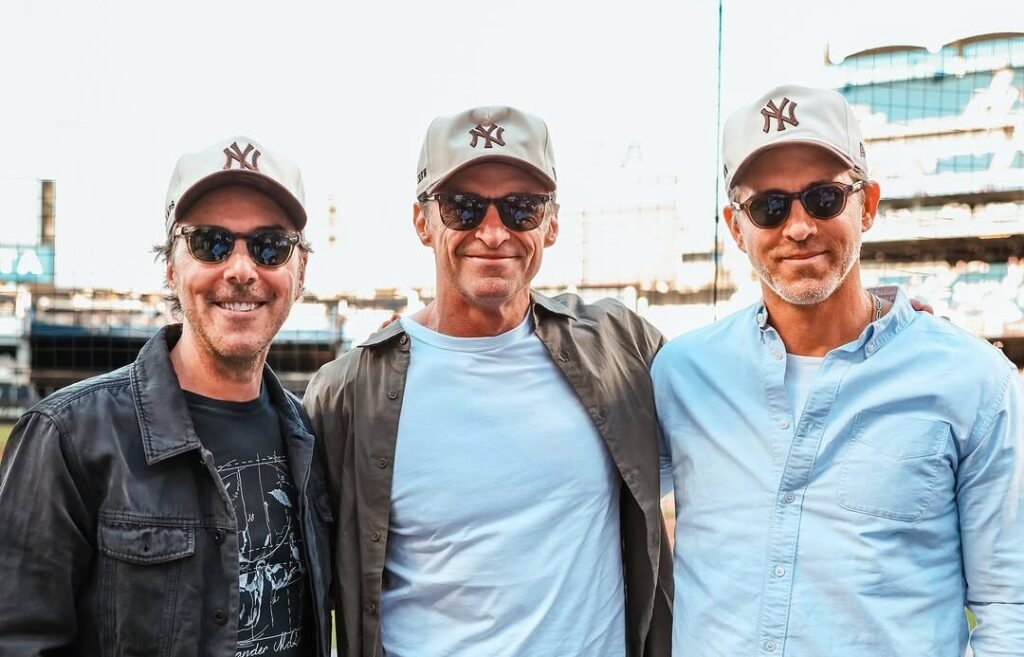 Hugh Jackman, Shawn Levy And Ryan Reynolds Bring Their Bromance To The Bronx Hugh Jackman, Shawn Levy And Ryan Reynolds Bring Their Bromance To The Bronx