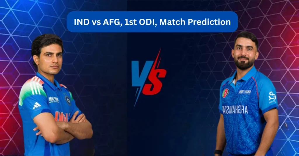 IND vs AFG, 1st ODI, Match Prediction: Who will today’s game between India and Afghanistan?