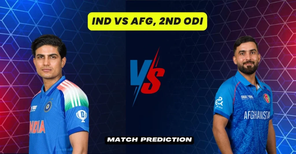 IND vs AFG, 2nd ODI, Match Prediction: Who will today’s game between India and Afghanistan?