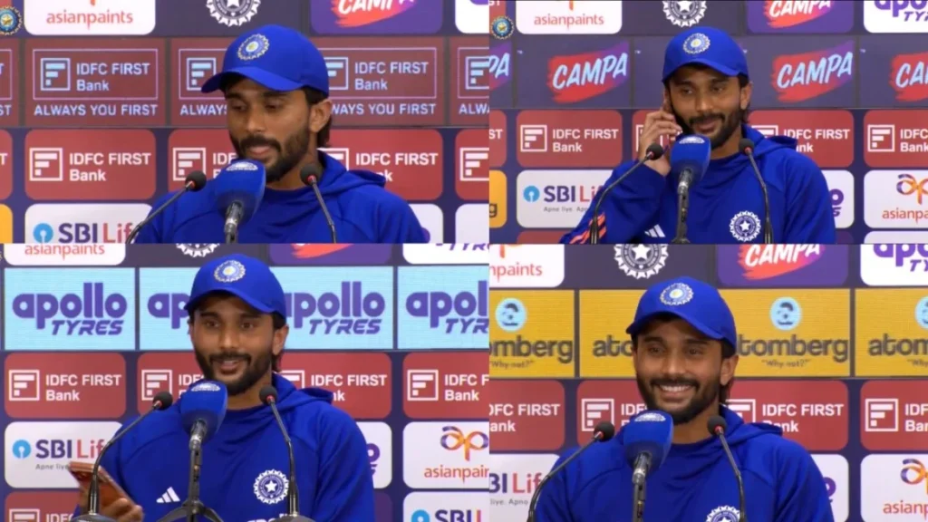IND vs AFG [WATCH]: Nitish Reddy takes a break during press conference to answer his mother’s call post ODI opener