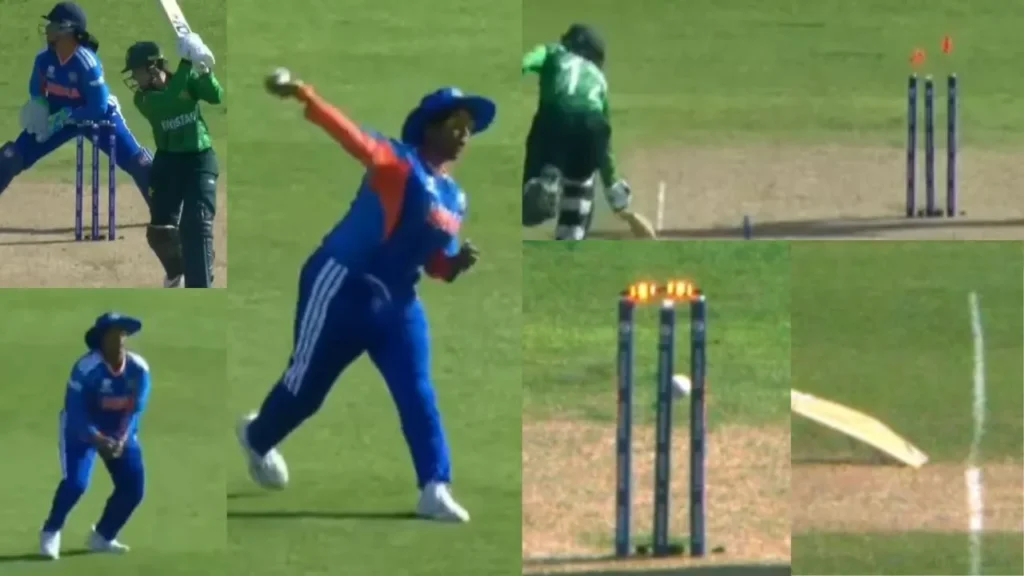 IND vs PAK [WATCH]: Deepti Sharma’s rocket throw direct hit sends Muneeba Ali packing during Women’s T20 World Cup 2026 game
