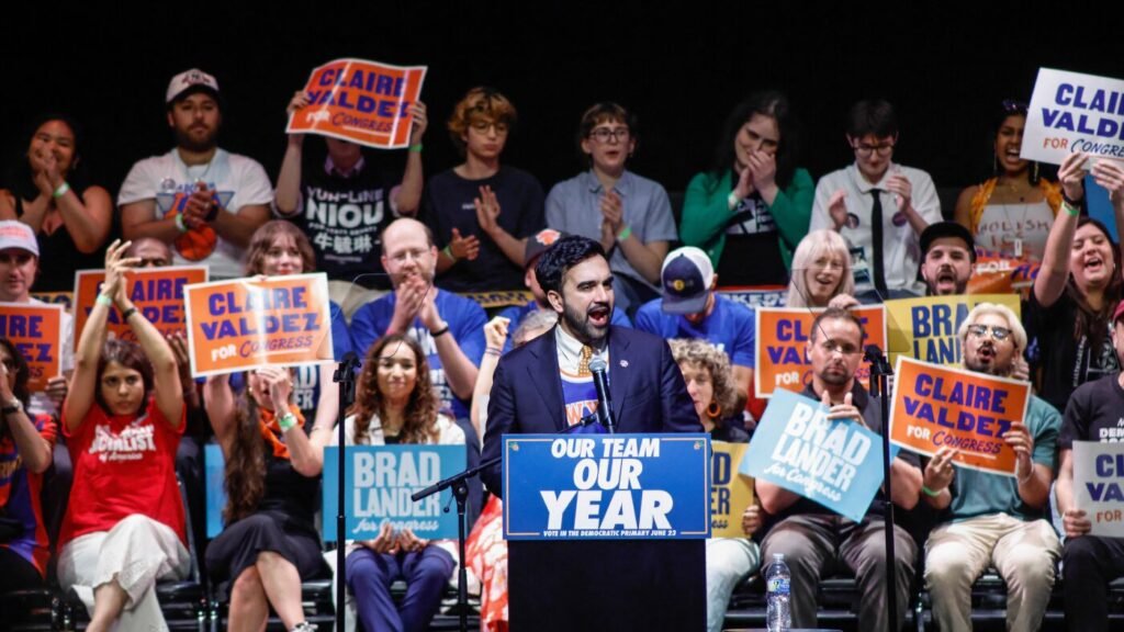 In a win for the left, Mamdani-backed candidates sweep NYC primaries : NPR In a win for the left, Mamdani-backed candidates sweep NYC primaries : NPR