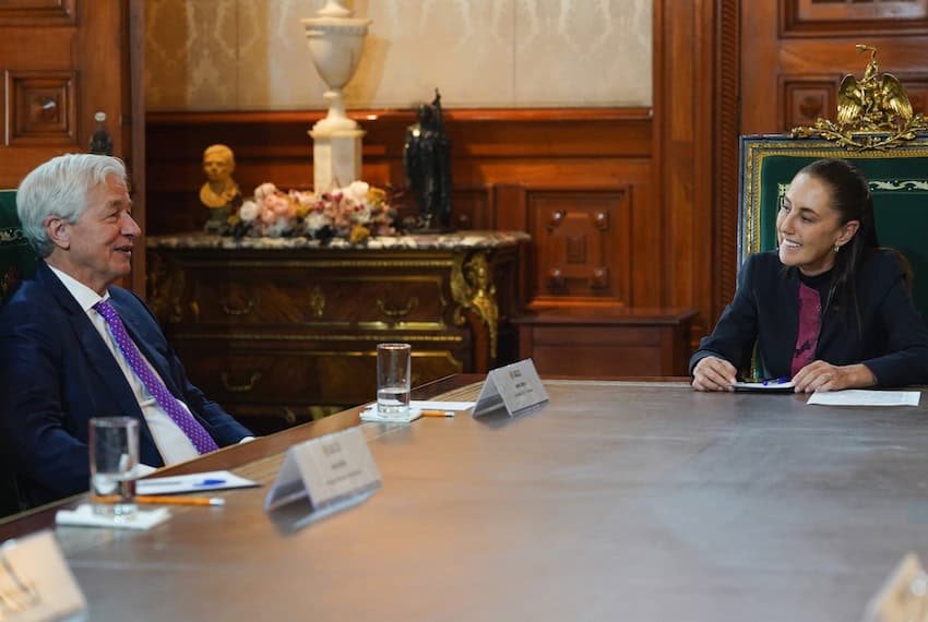 JPMorgan CEO meets with Sheinbaum in Mexico City JPMorgan CEO meets with Sheinbaum in Mexico City