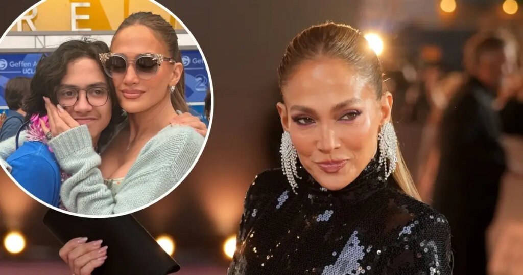 Jennifer Lopez Shares Photos From Her Twins' Graduation