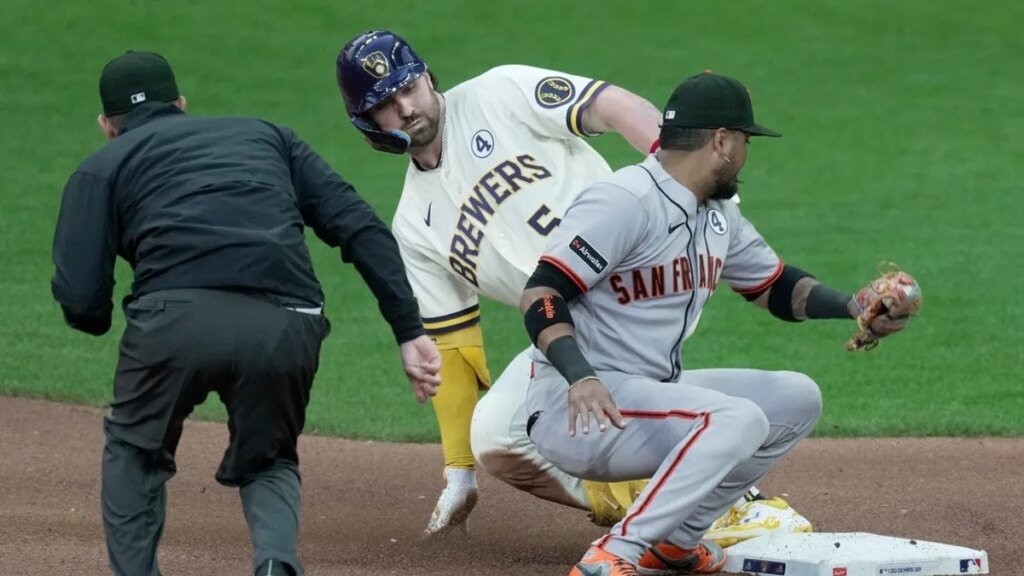 Kyle Harrison fans 12 as Brewers overpower Giants Kyle Harrison fans 12 as Brewers overpower Giants