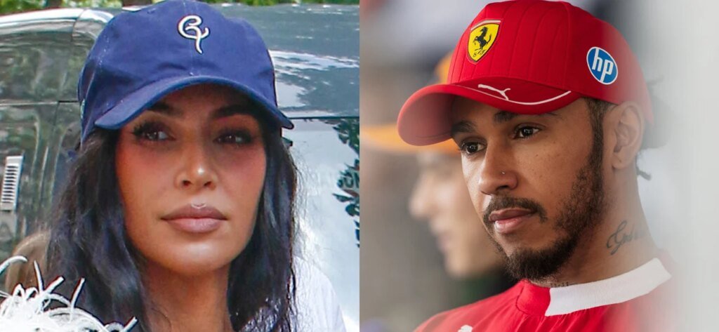 Lewis Hamilton Blows A Kiss to Kim Kardashian At F1 Monaco Grand Prix