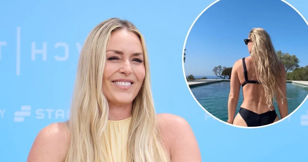 Lindsey Vonn Rocks Black Bikini Amid Ongoing Leg Recovery