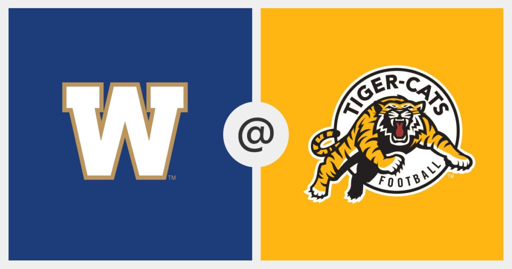 Live Now: Smith’s pair of first half TDs has Tiger-Cats leading Blue Bombers