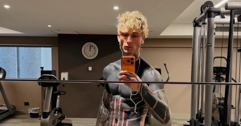 MGK’s Skin Turned ‘Yellow’ After Rushing Blackout Tattoo MGK's Skin Turned 'Yellow' After Rushing Blackout Tattoo