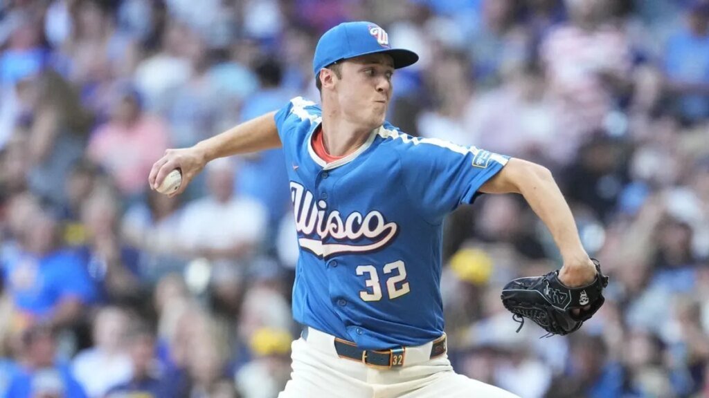 MLB roundup: Brewers' Jacob Misiorowski fans 15 Phils in 1-hit gem