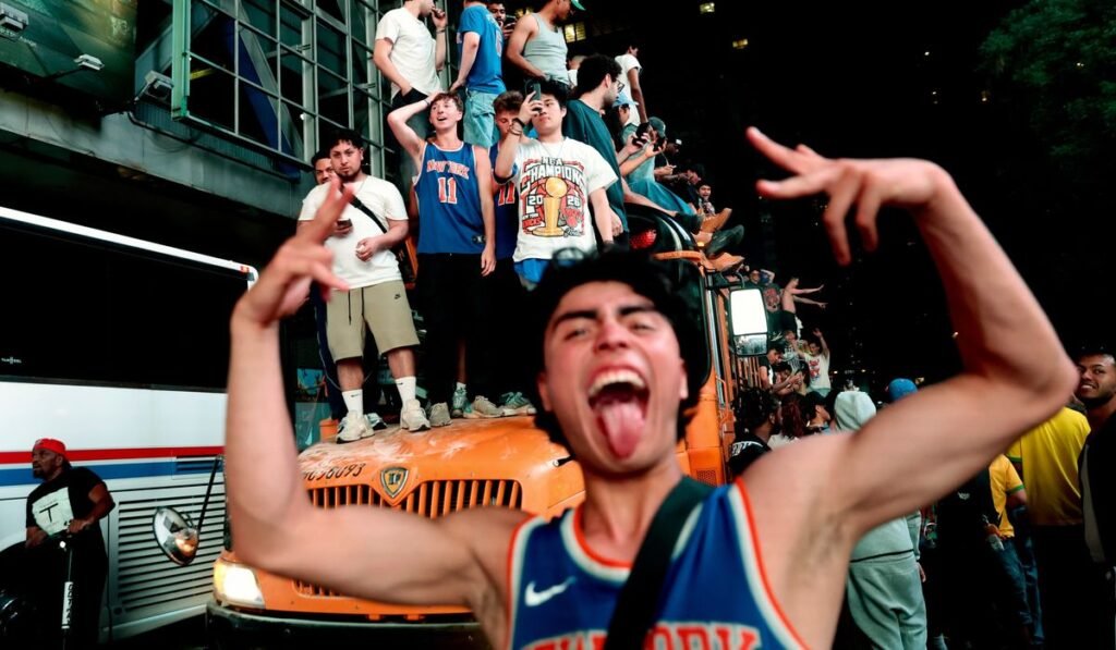 Mayhem mars euphoria as New York City celebrates the Knicks’ first championship in 53 years Mayhem mars euphoria as New York City celebrates the Knicks’ first championship in 53 years