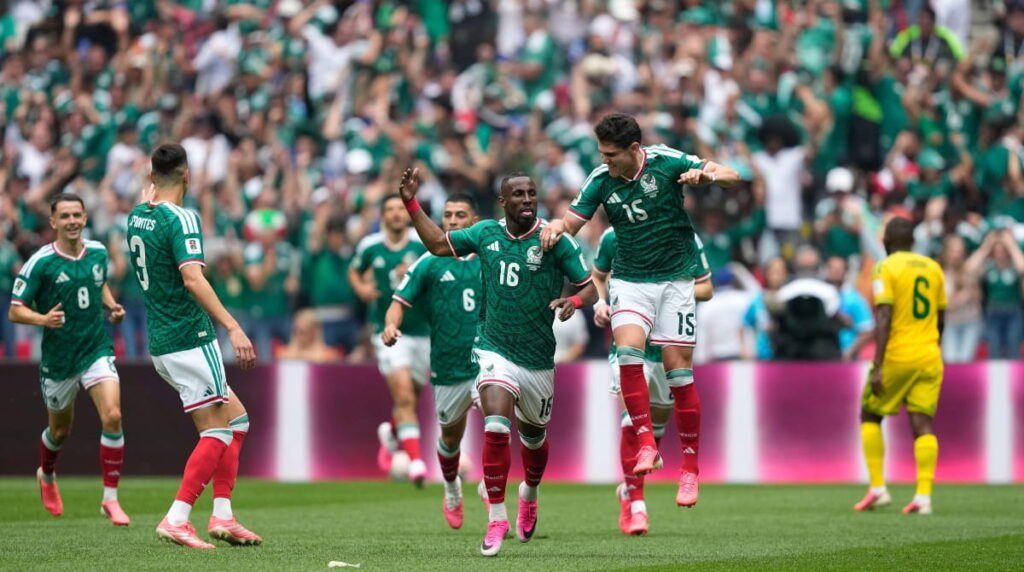 Mexico City erupts as hosts open World Cup scoring Mexico City erupts as hosts open World Cup scoring