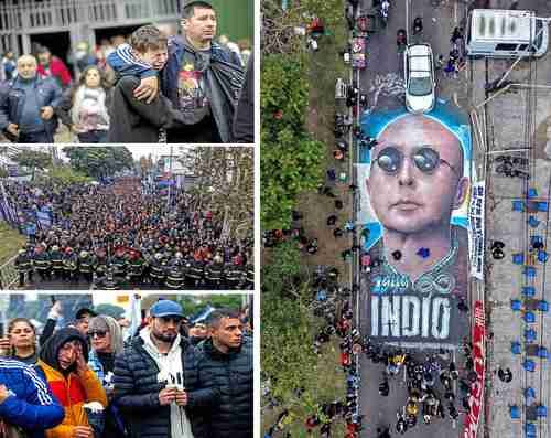 Multitudes veneran al Indio Solari y se empoderan en las calles de Buenos Aires Multitudes veneran al Indio Solari y se empoderan en las calles de Buenos Aires