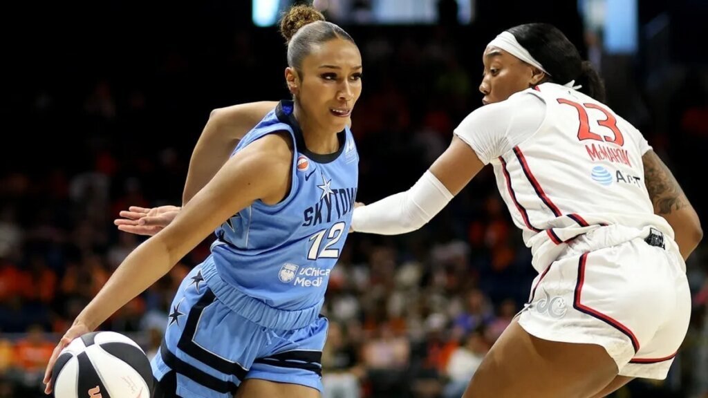 Mystics power past Sky for first home win of season Mystics power past Sky for first home win of season