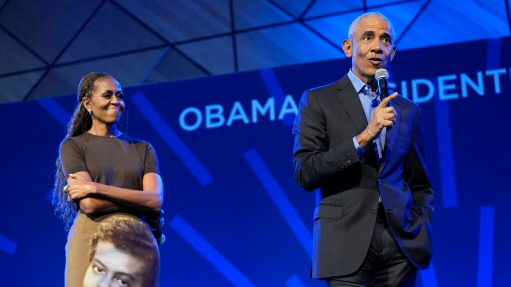 Obama Presidential Center to have star-studded grand opening Thursday : NPR Obama Presidential Center to have star-studded grand opening Thursday : NPR