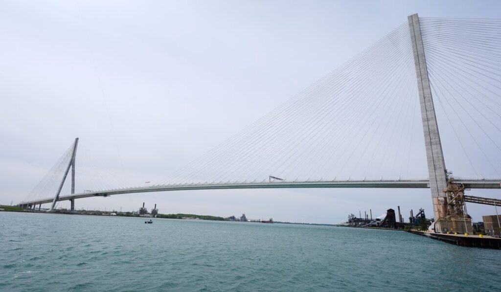 Opening of Canada-US bridge that Trump threatened to block is delayed over unresolved ‘issues’