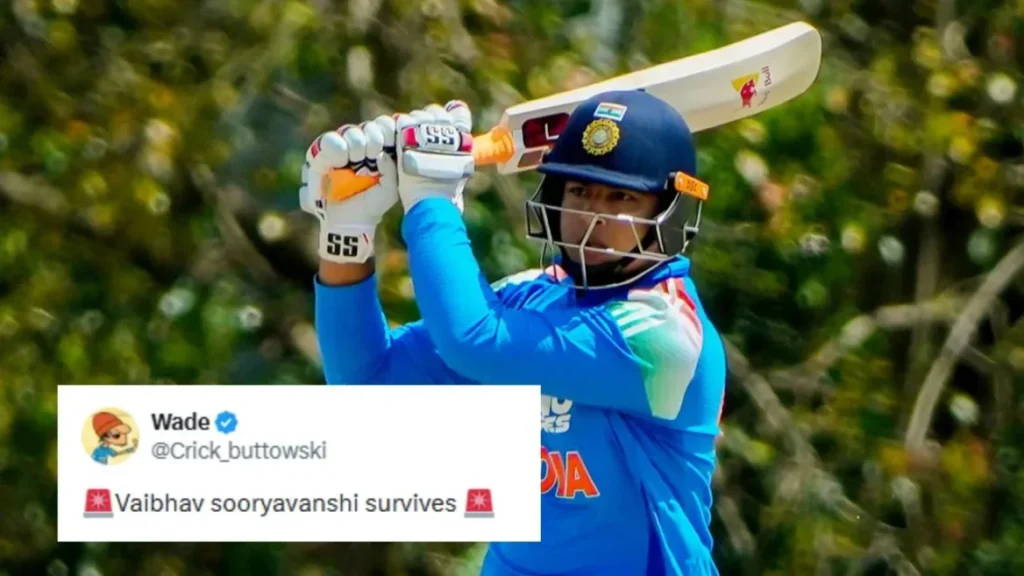 Out or Not out? Fans react as Vaibhav Suryavanshi handed a lifeline after contentious umpiring call in IND-A vs AFG-A ODI