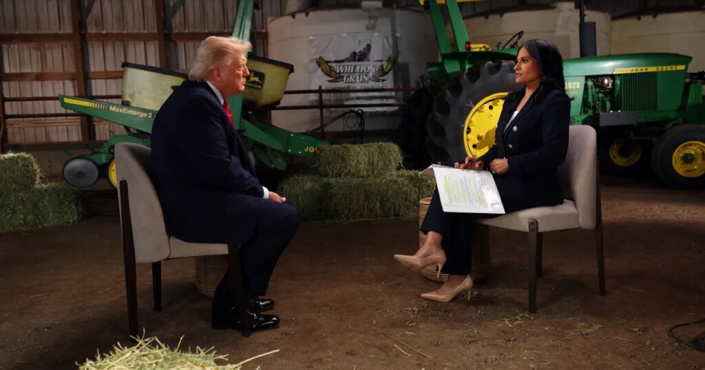 President Donald Trump Storms Out of Meet the Press Interview