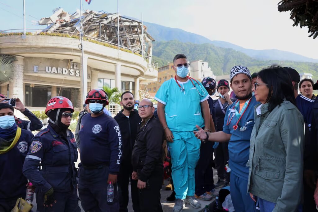 Quake disaster tests Delcy Rodríguez’s leadership as Trump’s pick in Venezuela | International