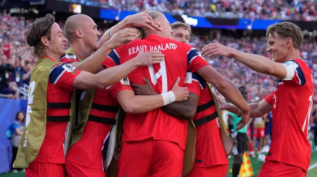 Report, result and goals as Haaland brace helps Landslaget to World Cup win Report, result and goals as Haaland brace helps Landslaget to World Cup win