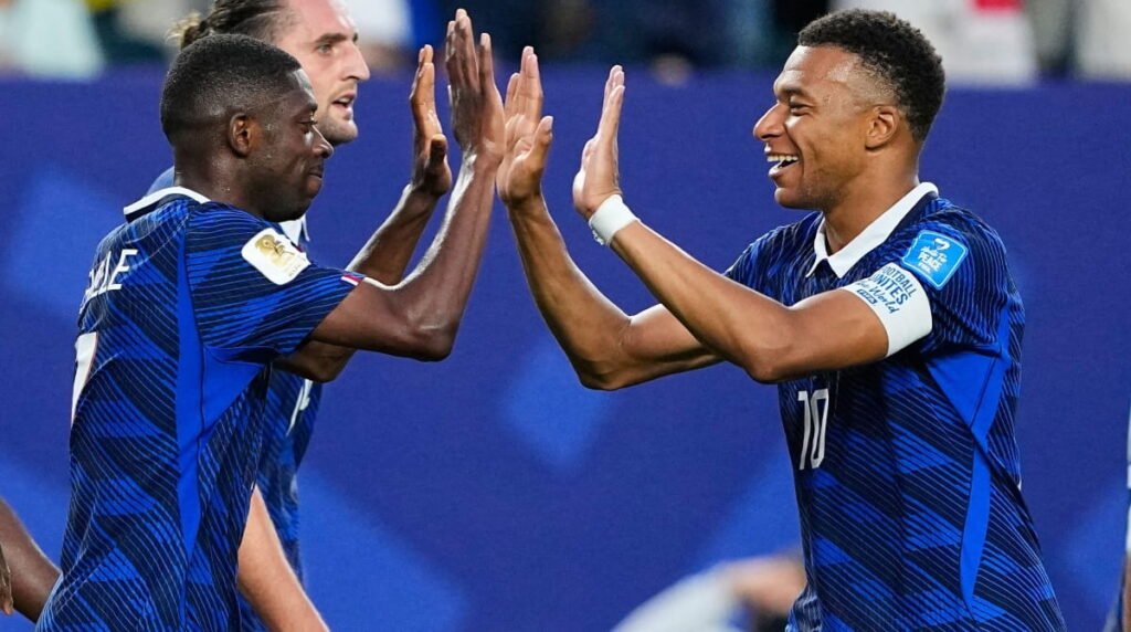 Report, result and goals as Mbappe scores two more during stormy World Cup clash Report, result and goals as Mbappe scores two more during stormy World Cup clash