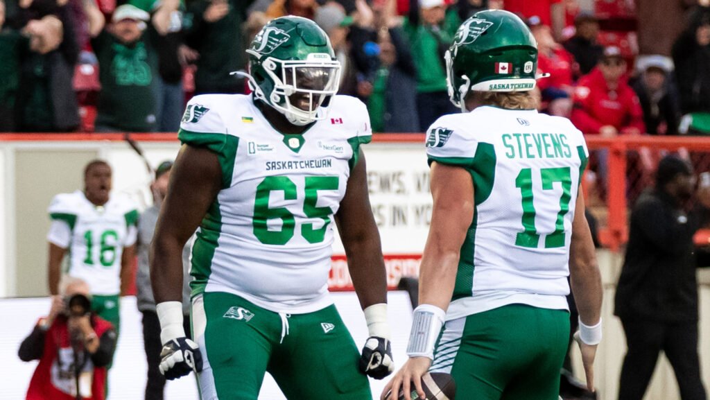 Riders outlast Stamps in overtime to stay unbeaten Riders outlast Stamps in overtime to stay unbeaten