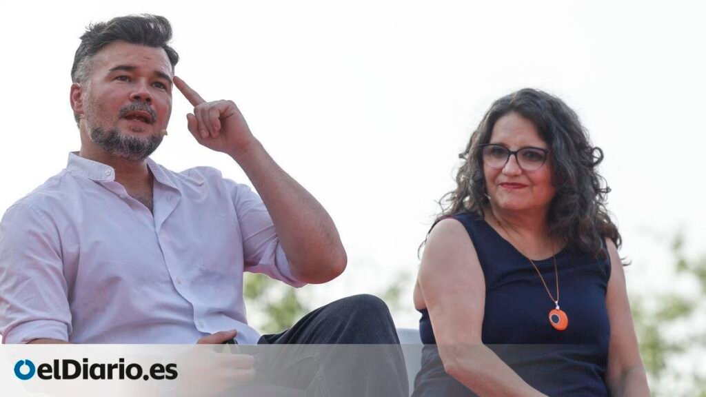 Rufián circunscribe a Catalunya el frente común que quiere “liderar” con ERC como “fuerza motora” Rufián circunscribe a Catalunya el frente común que quiere "liderar" con ERC como "fuerza motora"
