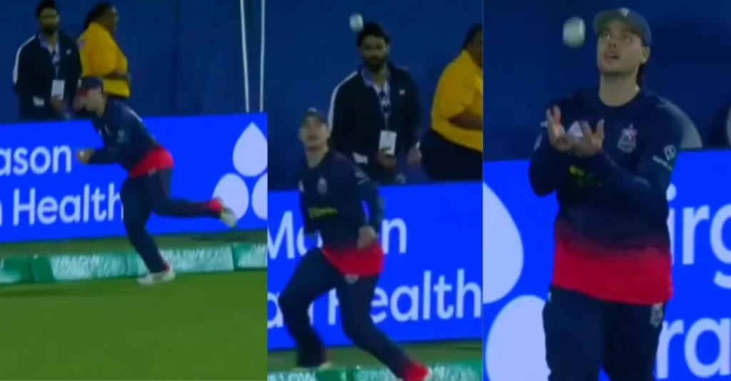 SEO vs WSF [WATCH]: Mark Chapman takes sensational hopping catch to dismiss Tim Seifert in MLC 2026