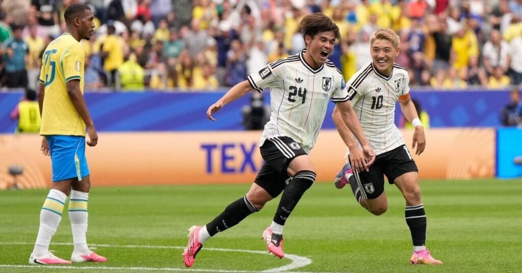 Sano strikes to put Japan on course for World Cup shock against Brazil