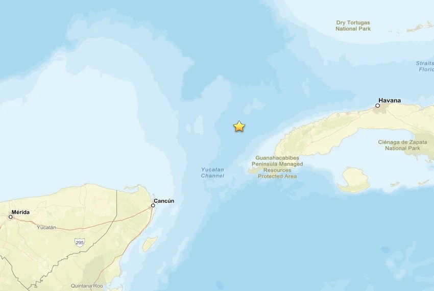 Second Cuba-centered quake shakes the Yucatán Peninsula Second Cuba-centered quake shakes the Yucatán Peninsula